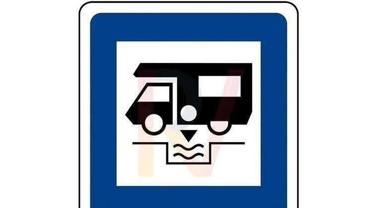 Nueva señal S-128 → indica puntos de vaciado de aguas para autocaravanas